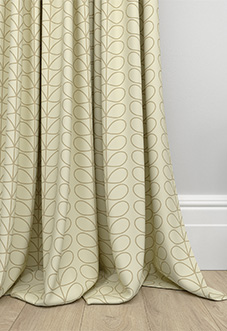 Orla Kiely Linear Stem, Natural - Made to Measure Curtains